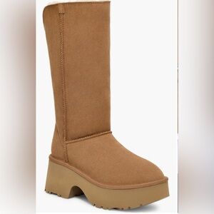 Ugg Classic New Heights Genuine Shearing Cuffable Boots Brand New Size 8
